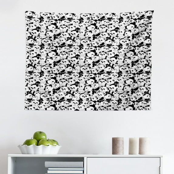 Dessert Tapestry, Glazed Donuts with Sprinkles Yummy Bites Bakery Goods Delicious Food, Fabric Wall Hanging Decor for Bedroom Living Room Dorm, 2 Sizes, Pastel Pink Dark Mauve, by Ambesonne