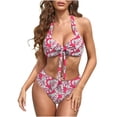 thumbnail image 1 of Traje de baño dividido grande y cómodo para mujer Conjunto de traje de baño delgado y elegante OAVQHLG3B Store  lin121212, 1 of 4