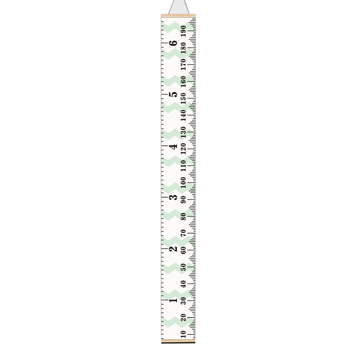 Hanging Height Measurement Ruler Height Growth Chart Room Wall Decoration  for Kids(Mint Green)