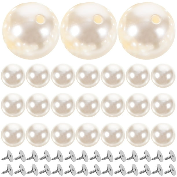 50 Uds. Botones de perlas delicados botones de perlas DIY sin botones para coser ropa botones de perlas