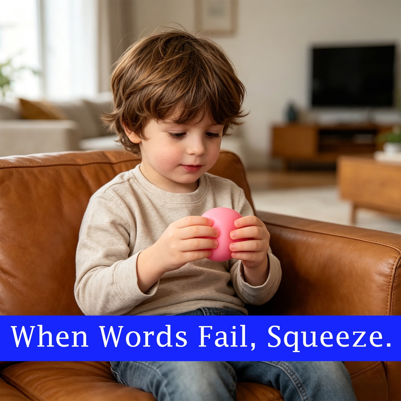 Balls Squeeze Toys, Sensory Stress Squeezing Balls for Adults, Squishy Relief Toys for Anxiety Relief, Mood Venting and Focus Improvement