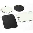 thumbnail image 3 of NIBOLOG 4Pcs Round Rectangle Mobile Phone - Magnetic Car Mount Holder Metal Plate Sticker, 3 of 5