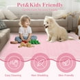 thumbnail image 6 of Washable Rugs for Living Room, Non Slip Modern Scalloped Rugs, Low Pile Soft Stain Resistant Rug Non Shedding Modern Print Floor Mats for Home Decor, 6 of 15