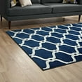 thumbnail image 6 of Modway Beltara Chain Link Transitional Trellis 5x8 Area Rug in Moroccan Blue and Ivory, 6 of 7