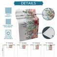 thumbnail image 6 of Watercolor Roses Table Runner - 60 Inch Long Spring Flowers Leaves Butterflies Botanical Cotton and Linen Blended Dress Scarves Farmhouse Table Runner for Kitchen Dining, Coffee Table, 13" x 60", 6 of 8