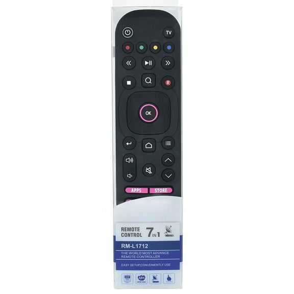 New HUAYU RM-L1712 Universal For Astro STV Decorder TV Remote Control 7 IN 1