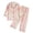 0-Pink1239, variant on WOYY Toddler Girls Cotton Long Sleeve Button Down Shirt Pants Sleepwear, Sizes 1-6
