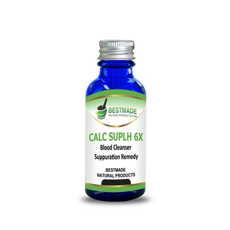 BestMade Calc Sulph 6x- Natural Remedy Prepared to Clinical (Best Natural Remedy For Nausea)