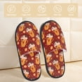 thumbnail image 2 of Slippers for Women, Heart Christmas Hot Cocoa Womens Slippers Fuzzy Winter House Shoes, Soft Anti-Skid Slippers Indoor and Outdoor, 2 of 7