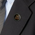 thumbnail image 3 of Anubis Egyptian Jackal God of Death Metal 1.1" Tie Tack Hat Lapel Pin Pinback, 3 of 4