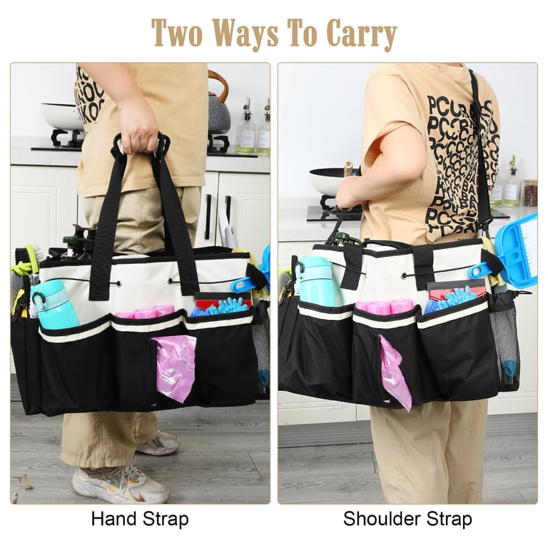 Bocaoying Large Cleaning Caddy Bag With Shoulder Straps photo 7