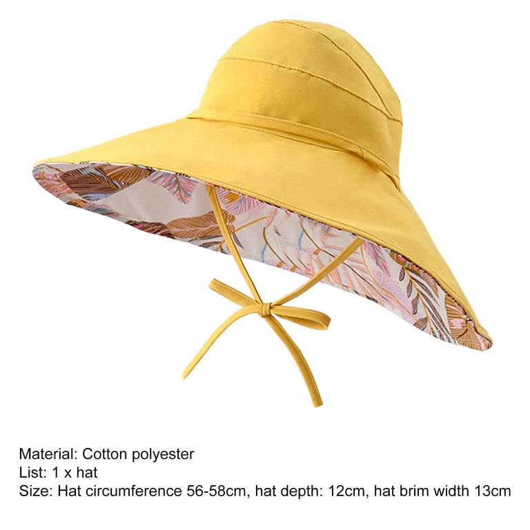 【新品未使用】COTTON SOFT HAT (WIDE) Amazon.com: Women's Wide Brim Sunbonnet Reversible Sun Hat
