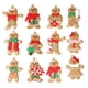 thumbnail image 2 of 12 Uds. De adornos para árbol de Navidad de hombre de jengibre, herramientas de decoración para sala de estar de PVC, Festival, fiesta de año Kits de decoración para fiestas L juego de 12 A Naiovety HA001111-01, 2 of 6