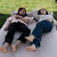 thumbnail image 4 of Automatic Inflatable Air Mattress Thickened Floor Mat Portable Camping Tent Air Bed Self-Inflating with Pillow Storage Bag for Home Office Outdoors Camping Beach, 4 of 8