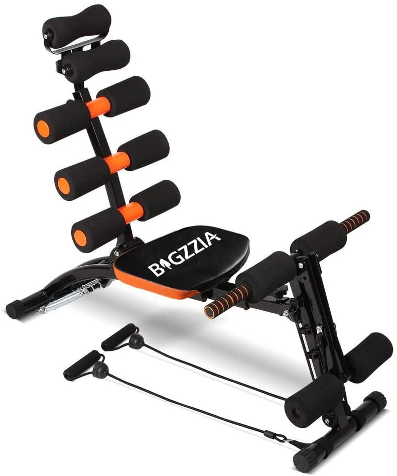 Bigzzia Abdominal Trainer, with Foam RollerHandlesLevel Bigzzia Abdominal Trainer, with Foam RollerHandlesLevel