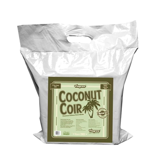 11 lb. Coconut Coir Block, Makes 18 Gallons of Soilless Grow Media