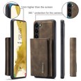 thumbnail image 6 of Case for Samsung Galaxy S24 Plus, Wallet Phone Case with Detachable Card Holder for Samsung Galaxy S24 Plus Kickstand Magnetic 2 in 1 Design Case, Premium PU Leather Shockproof Cover, Coffee, 6 of 9