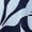 Navy Blue, variant on Women's V-Neck A-Line Dress, Leaf Print Patchwork Long Sleeve Dress