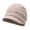 Khaki, variant on Black Unisex Snow Thermal Stocking Caps Chemical fiber blends Winter Hats Ear Covers for Men Women-Warm Daily Headwear One Size