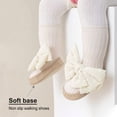 thumbnail image 4 of Laklulu Calcetines deportivos para bebé con lindo lazo Calcetines de piso antideslizantes para niños pequeños de 2 piezas adecuados para recién nacidos/bebés/niños pequeños, 4 of 5