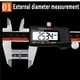 thumbnail image 4 of Calibrador De Pantalla Digital Electrónica De Acero Inoxidable Calibrador A Vernier De Alta Precisión De 0-150 Mm sonducket TO004092-00, 4 of 7