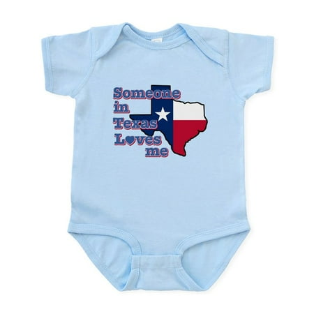 

CafePress - Someone In Texas Loves Me Infant Bodysuit - Baby Light Bodysuit Size Newborn - 24 Months