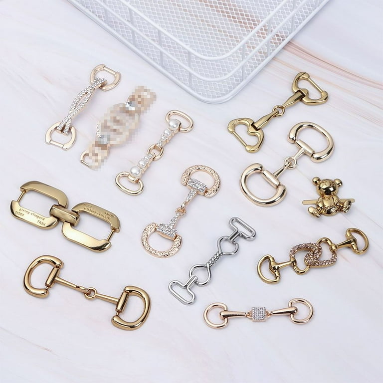 Metal shoe buckles cheap