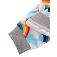 thumbnail image 4 of Babibeauty Newborn Baby Girl Boy Rainbow Romper Tops Jumpsuit Pants Hat Outfits Clothes Set, 4 of 10