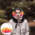 thumbnail image 4 of Cache-oreilles en Peluche Hiver Chauds Cache-Oreilles en Forme de Cœur pour Femmes Filles, 4 of 9