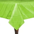 thumbnail image 1 of Ultimate Textile (5 Pack) Embroidered Pintuck Taffeta 84 x 84-Inch Square Tablecloth Apple Lime Green, 1 of 3