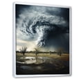 thumbnail image 2 of Designart "Storms of Tornadoes" Landscape & Nature Floater Framed Canvas Print, 2 of 7