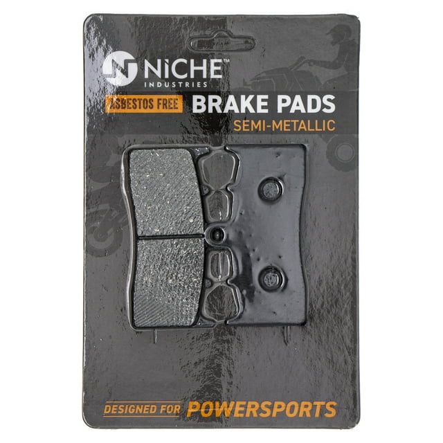 Niche Front Brake Pad Set for BMW R1150GS Semi-Metallic Motorcycle 519-KPA2420D