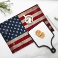 thumbnail image 4 of BaHomeck placemats Set of 4 Vintage American Flag Cotton Linen rectangle Placemats for Kitchen Dining Table Indoor,Outdoor,18*12inch, 4 of 4
