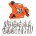 thumbnail image 1 of 16PCS Diamond Drill Bits Diamond Hole Saw Kit 6-50mm with Guide for Tile Glass Ceramic Marble Granite Silver, 1 of 6
