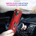 thumbnail image 4 of LeYi for Apple iPhone 11 Pro Case with 2 Pack Tempered Glass Screen Protector, Ring Kickstand for Men Military Bumper, 4 of 5