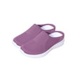 thumbnail image 6 of Wensltd Women Comfortable Walking Sandals Knitted Lightweight Wedge Sandals for Spring Summer Casual Daily Breathable Soft Sole Wide Width, 6 of 9