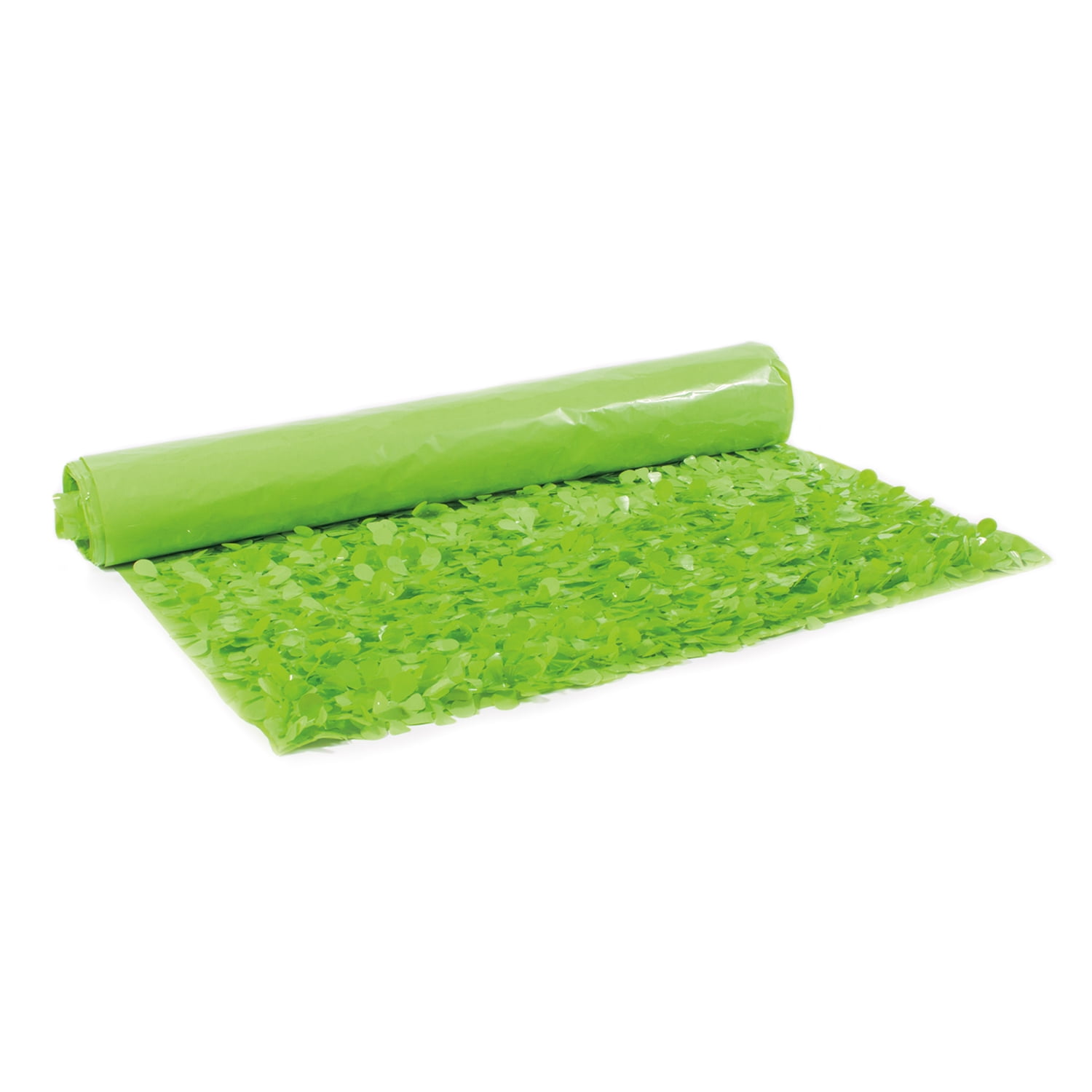 15' Lime Green Contemporary Floral Sheeting Party Streamers Walmart