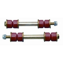 Prothane Universal End Link Set - 4 1/4in Mounting Length - Red Fits select: 1967-1972 FORD MUSTANG, 1986-1990 CHEVROLET CAPRICE