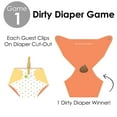 thumbnail image 6 of Big Dot of Happiness Baby Neutral - Baby Shower Conversation Starter - 2-in-1 Dirty Diaper Game - Set of 24, 6 of 8
