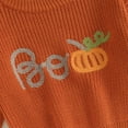 thumbnail image 4 of Toddler Baby Boy Girl Halloween Sweater Knit Chunky Pumpkin Sweaters Oversized Pullover Sweatshirt Tops Fall Winter Clothes, 4 of 8
