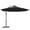 Black, variant on Outsunny 9.7ft Garden Parasol Sun Shade Banana Umbrella Cantilever Black