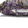thumbnail image 4 of Flower Pet Bed, Arabic Lace Geometric Shapes form Floral Mandala Illustration Ethnic, Resistant Pad for Dogs and Cats Cushion with Removable Cover, 24" x 39", Sand Brown White Purple, by Ambesonne, 4 of 4