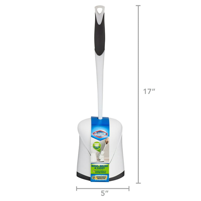 Clorox Hideaway Bowl Brush & Holder, Brush with Base - Walmart.com