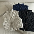 thumbnail image 5 of Girls Puffy Vest Lightweight Sleeveless Outerwear Vests Toddler Winter Clothes Girls Fashion 1-2Years, 5 of 8