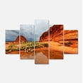 thumbnail image 2 of Clear Lake Vermillion Cliffs - Art sur Toile Paysage Surdimensionné, 2 of 3