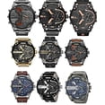 thumbnail image 2 of Relojes de hombre con personalidad, esfera grande, relojes de moda, acero inoxidable, relojes de cuarzo para hombre, 2 of 5
