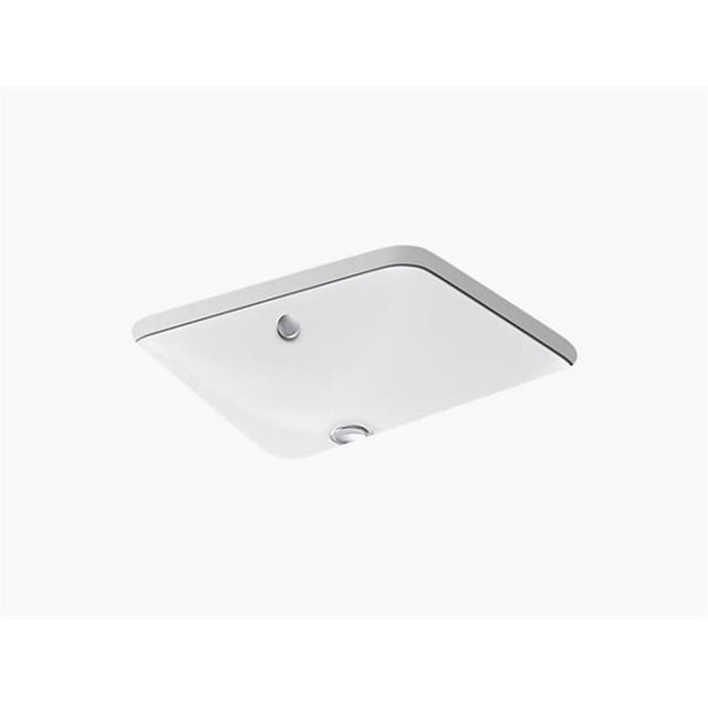 Kohler K-5400-0 Iron Plains Drop-In & Undermount Bathroom Sink - White
