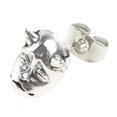 thumbnail image 4 of Gothic Devil Prajna Skull Earrings Studs Punk Horned Demon Baby Face Stud Earrings Evil Studs Jewelry for Party Prom, 4 of 4