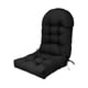 thumbnail image 5 of Cojín de silla con respaldo alto para muebles de interior y exterior, para sala de estar Negro, 5 of 9