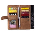 thumbnail image 4 of Flip Case for Samsung Galaxy S21 Ultra Pu Leather Kickstand Wallet Lanyard 9 Card Slots, 4 of 5
